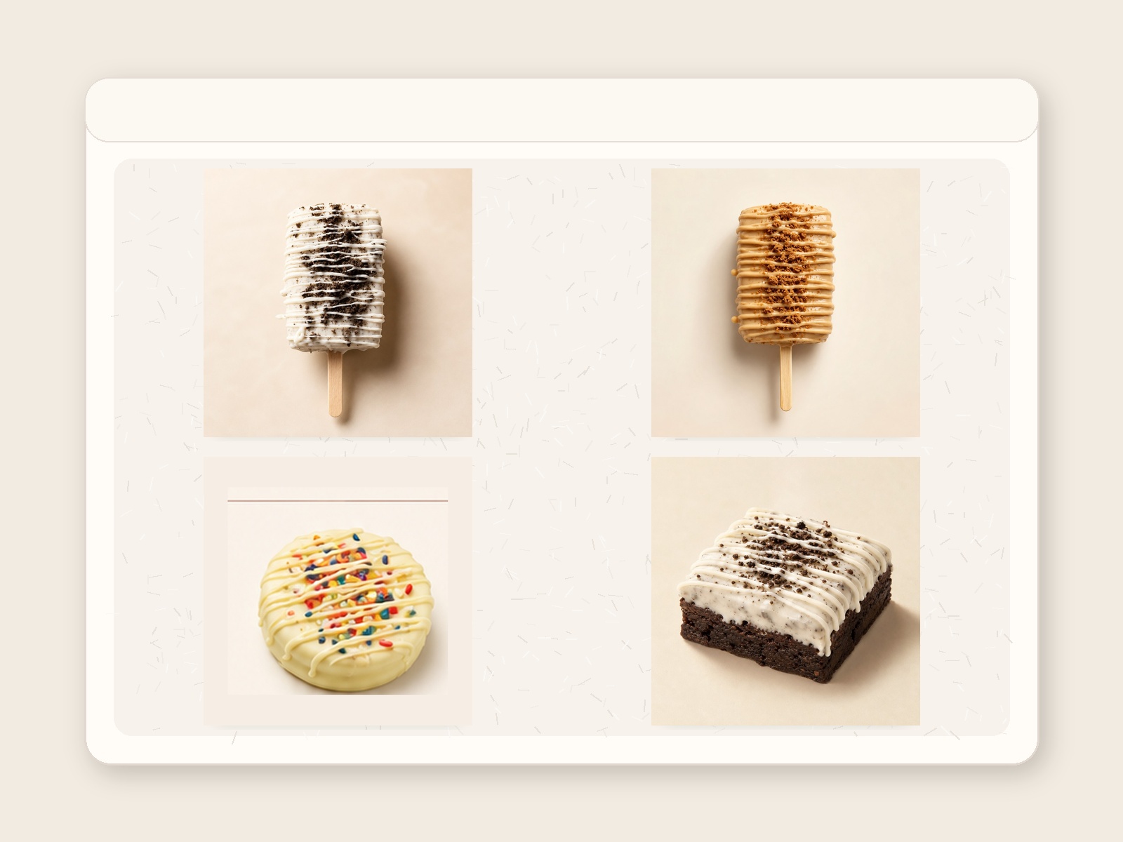 4 Piece Dessert Box