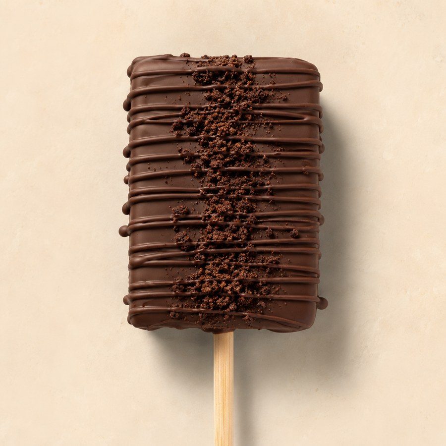 Double Chocolate Crispy Treat Pop
