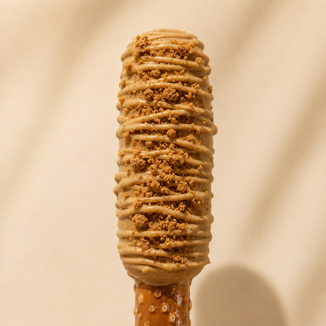 Biscoff Bliss Dipped Pretzel Rod